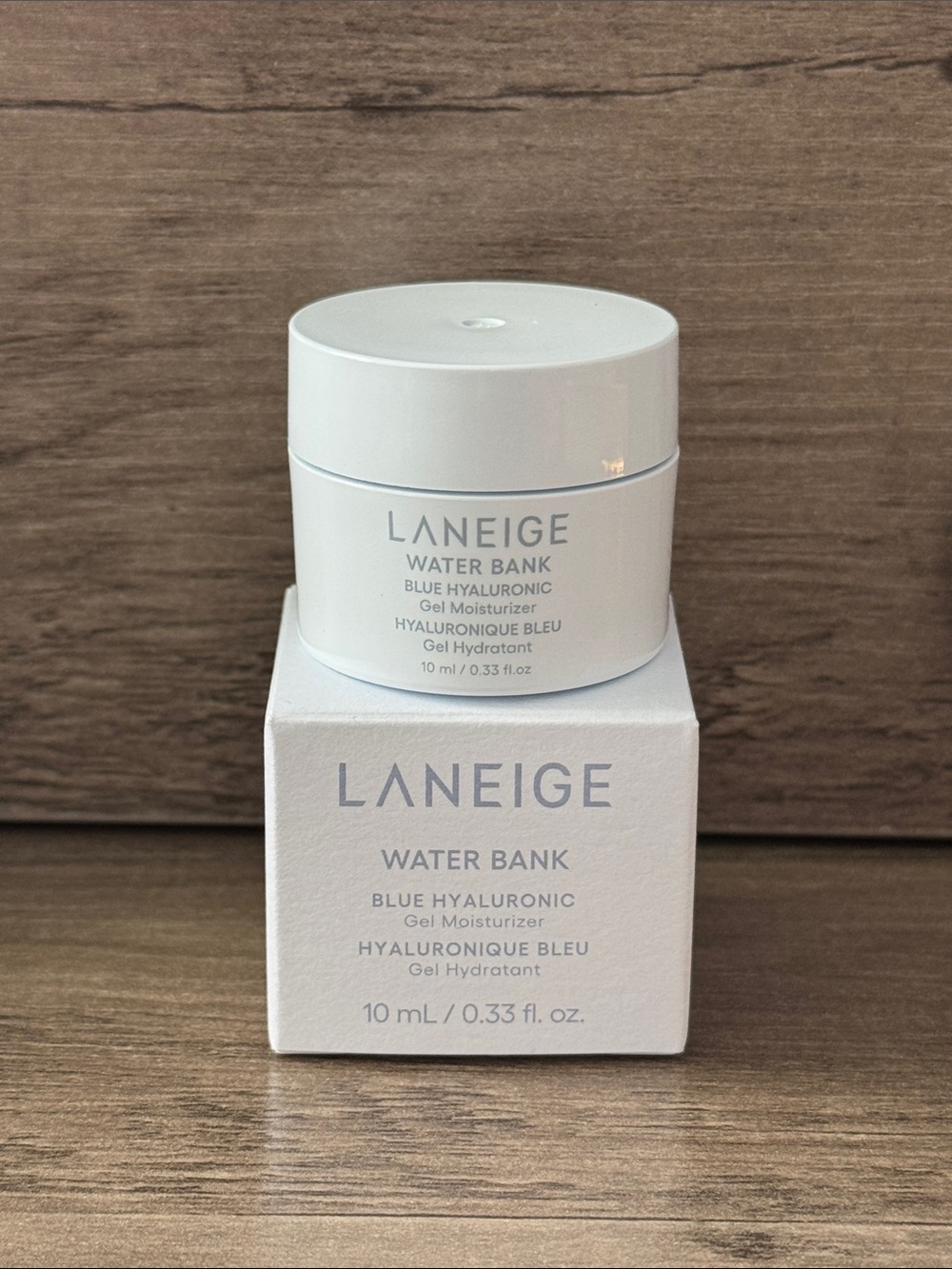 LANEIGE Water Bank Blue Hyaluronic Gel Moisturizer Travel Size .33 oz./10 mL New